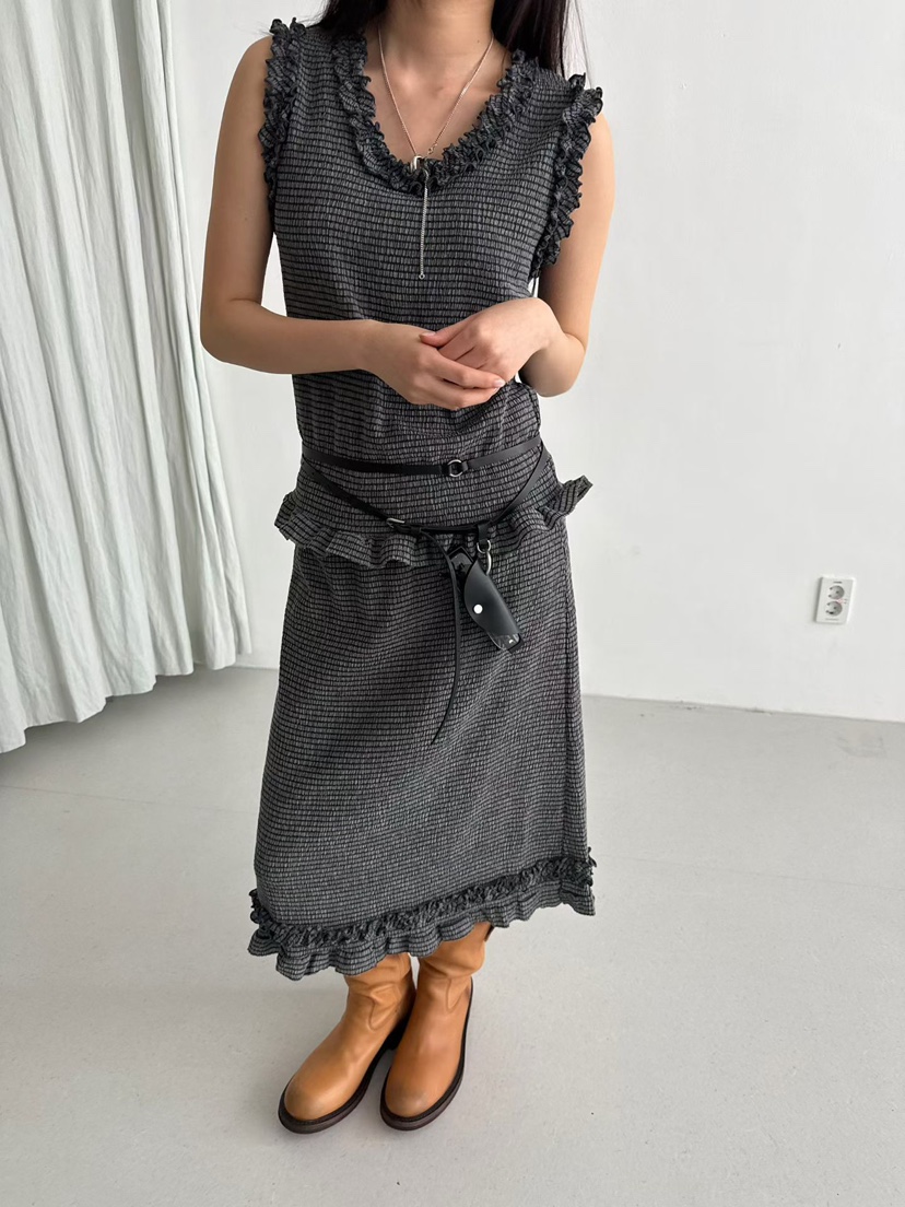 MINIMUZE韓國東大門直郵女裝新品熱賣休閑26春夏半身裙中短裙MINIMUZE半身裙/中短裙