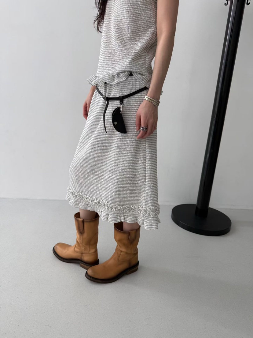 MINIMUZE韓國東大門直郵女裝新品熱賣休閑26春夏半身裙中短裙MINIMUZE半身裙/中短裙