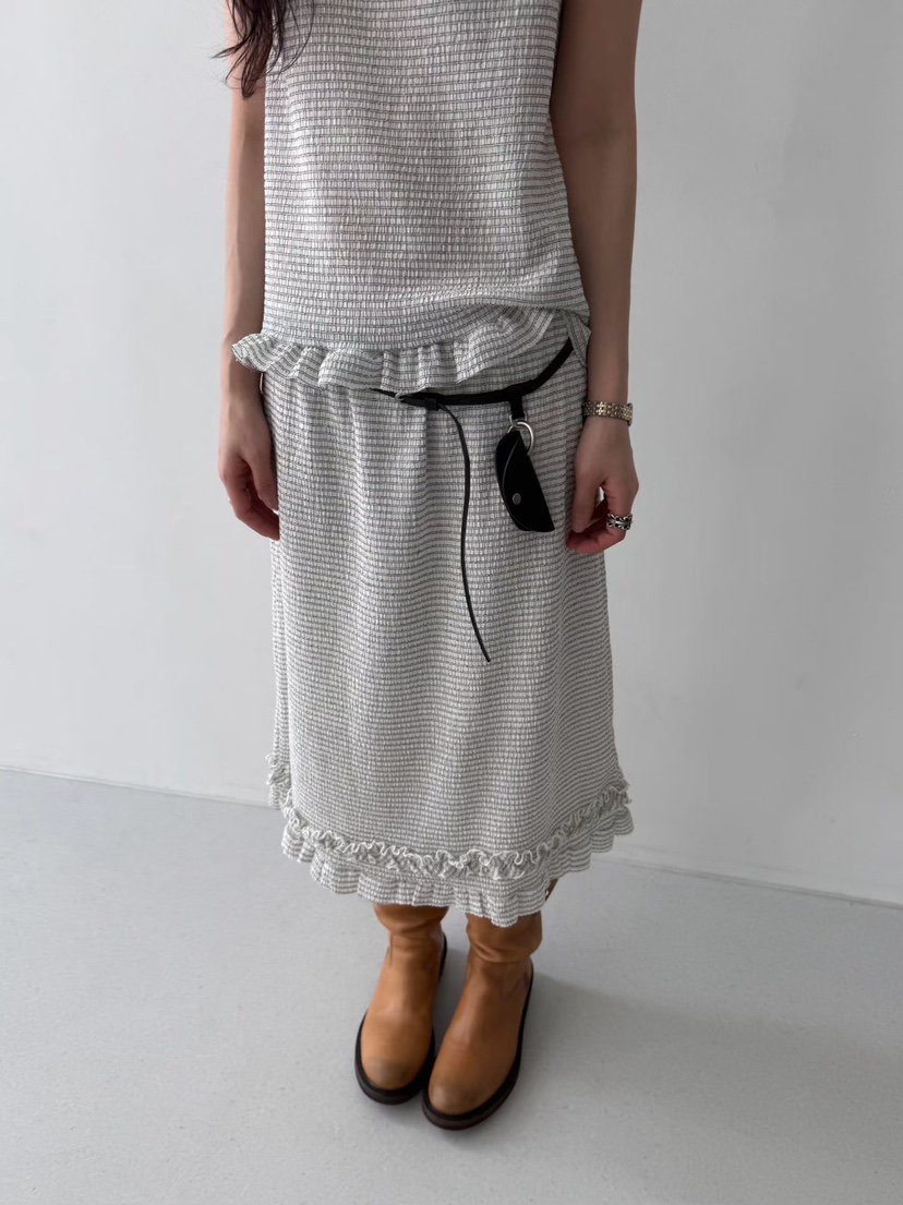 MINIMUZE韓國東大門直郵女裝新品熱賣休閑26春夏半身裙中短裙MINIMUZE半身裙/中短裙