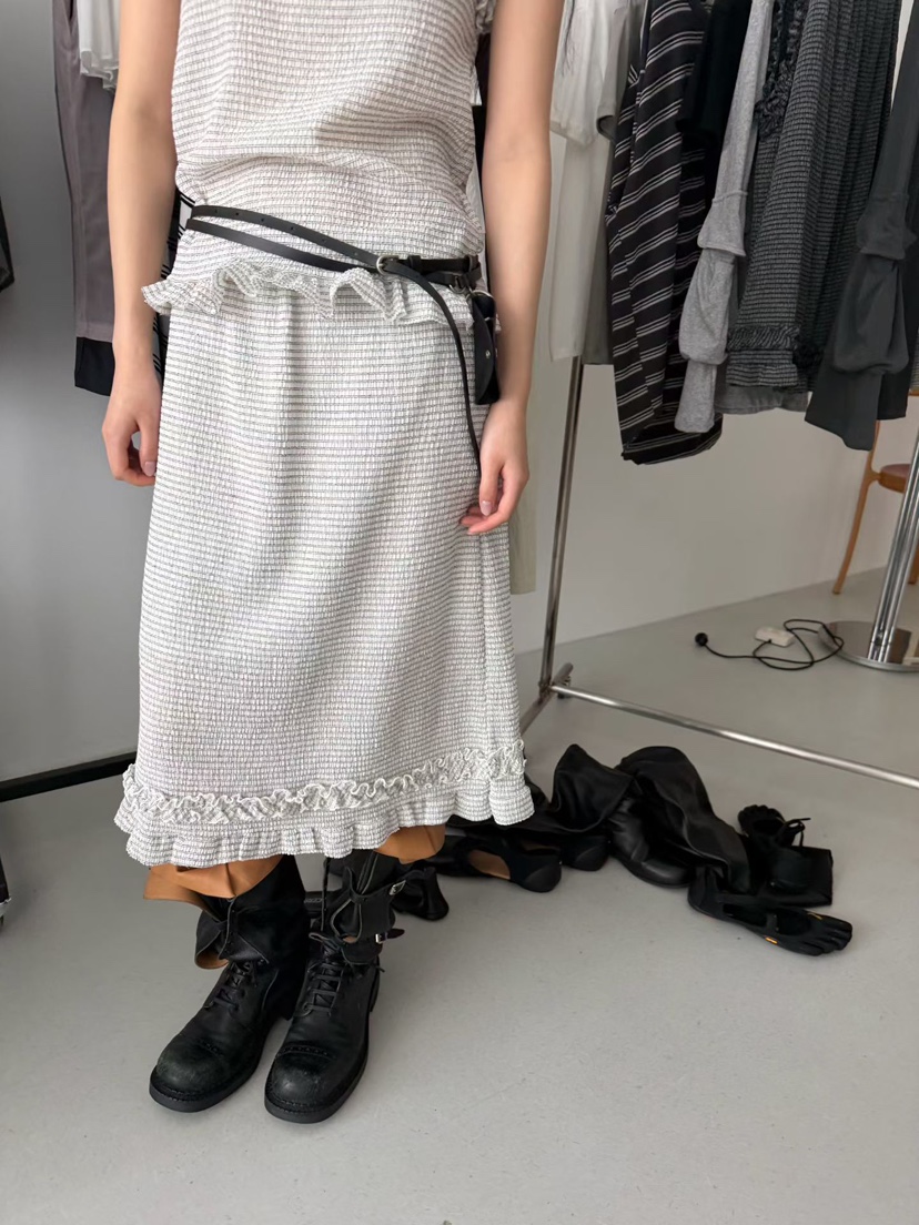 MINIMUZE韓國東大門直郵女裝新品熱賣休閑26春夏半身裙中短裙MINIMUZE半身裙/中短裙