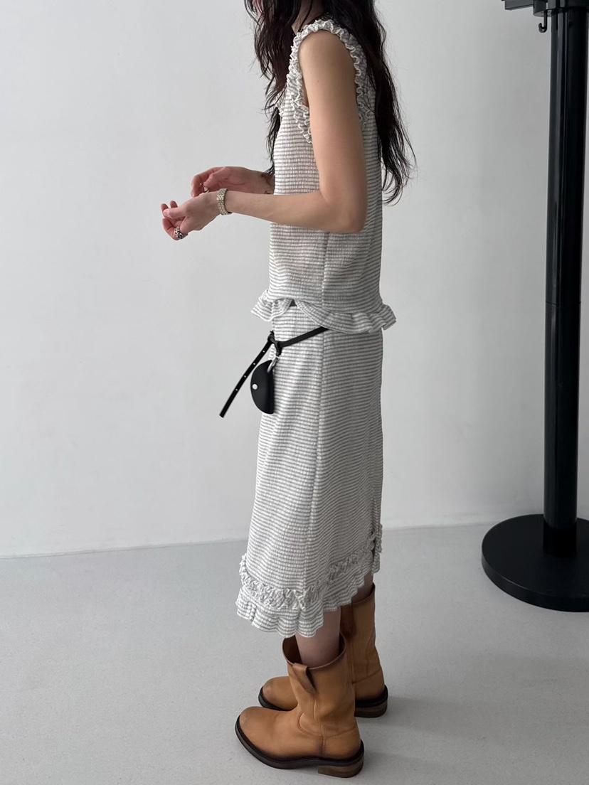 MINIMUZE韓國東大門直郵女裝新品熱賣休閑26春夏半身裙中短裙MINIMUZE半身裙/中短裙