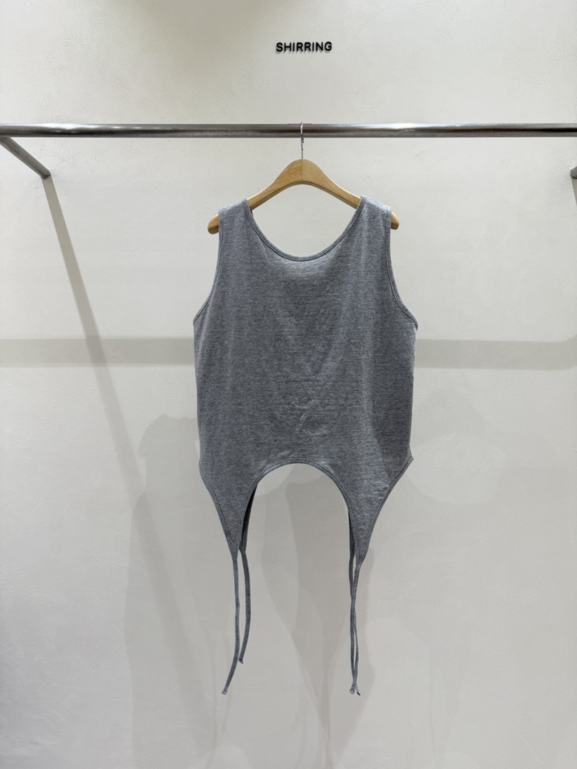 SHIRRING韓國直郵實拍女士新品熱賣人氣26春夏職業吊帶背心SHIRRING吊帶/背心