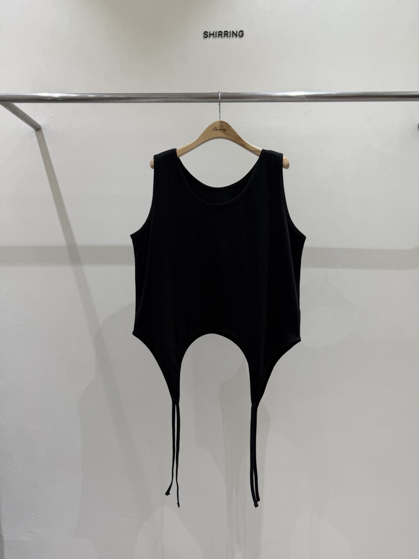 SHIRRING韓國直郵實拍女士新品熱賣人氣26春夏職業吊帶背心SHIRRING吊帶/背心圖色1