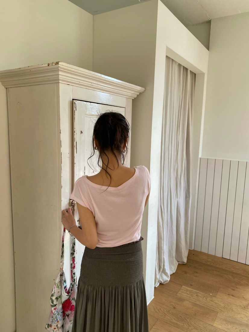 OUPPT韓國東大門直郵女士新款推薦時尚人氣熱賣休閑T恤羅紋OUPPTT恤