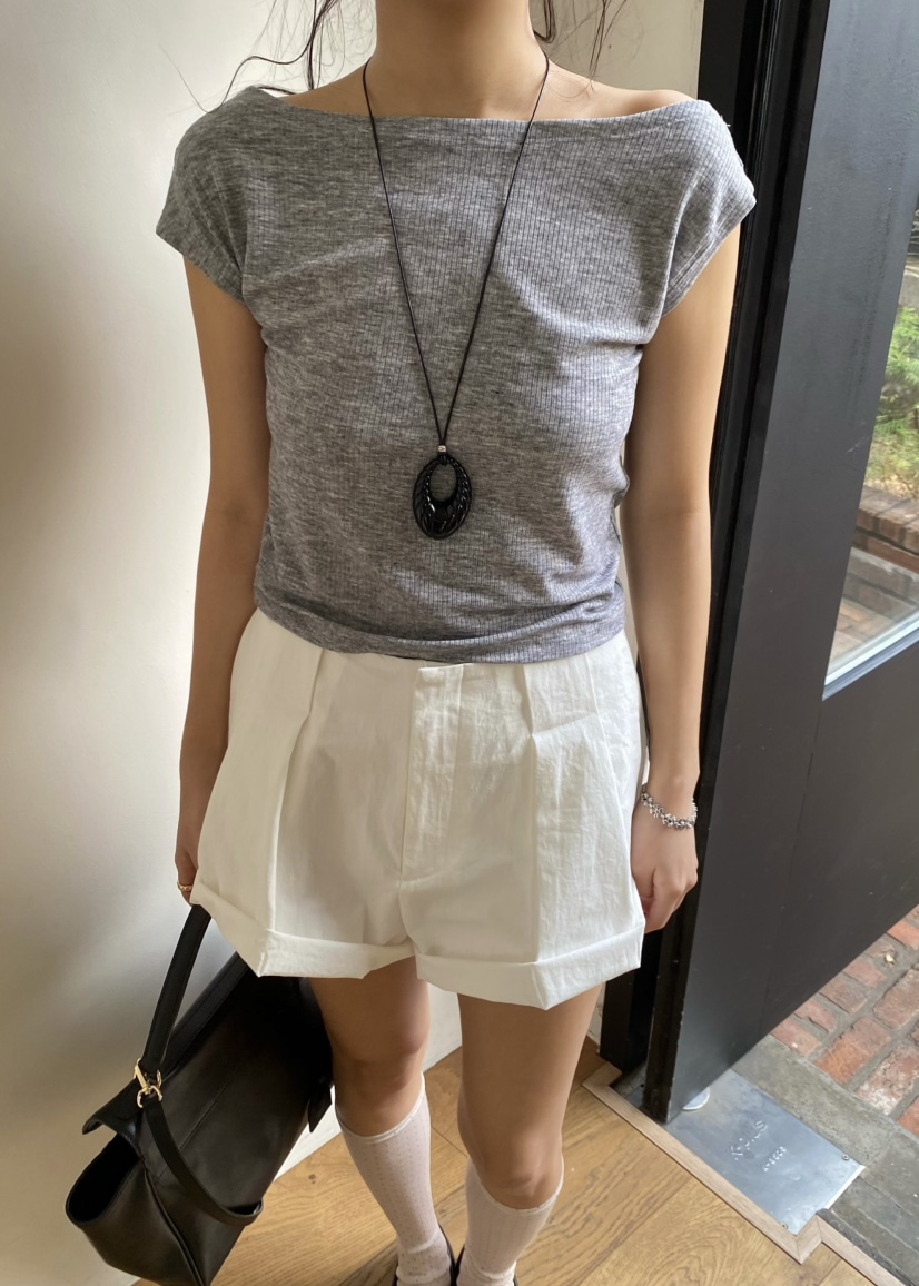 OUPPT韓國東大門直郵女士新款推薦時尚人氣熱賣休閑T恤羅紋OUPPTT恤