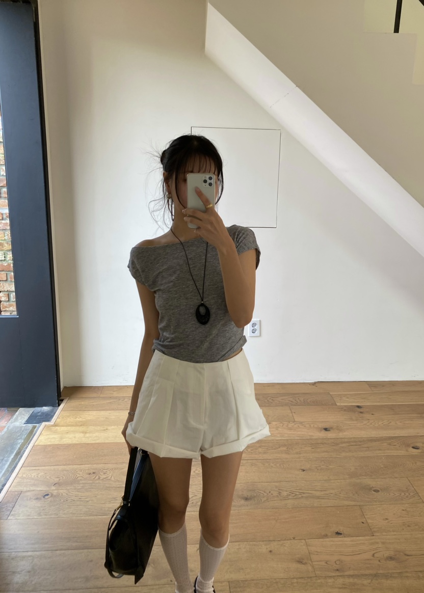 OUPPT韓國東大門直郵女士新款推薦時尚人氣熱賣休閑T恤羅紋OUPPTT恤