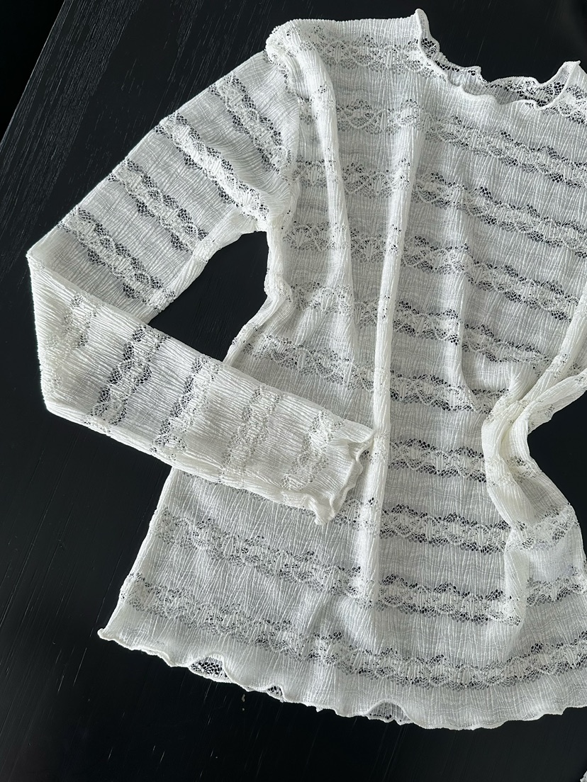 BYRING韓國東大門代購女裝新品時尚職業26春夏襯衫蕾絲衫BYRING襯衫/蕾絲衫