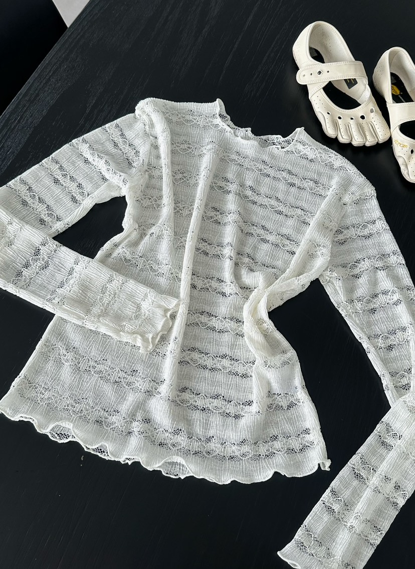 BYRING韓國東大門代購女裝新品時尚職業26春夏襯衫蕾絲衫BYRING襯衫/蕾絲衫