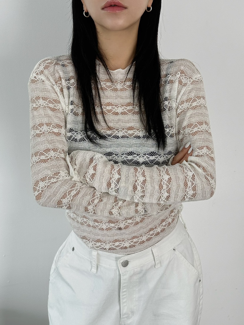 BYRING韓國東大門代購女裝新品時尚職業26春夏襯衫蕾絲衫BYRING襯衫/蕾絲衫
