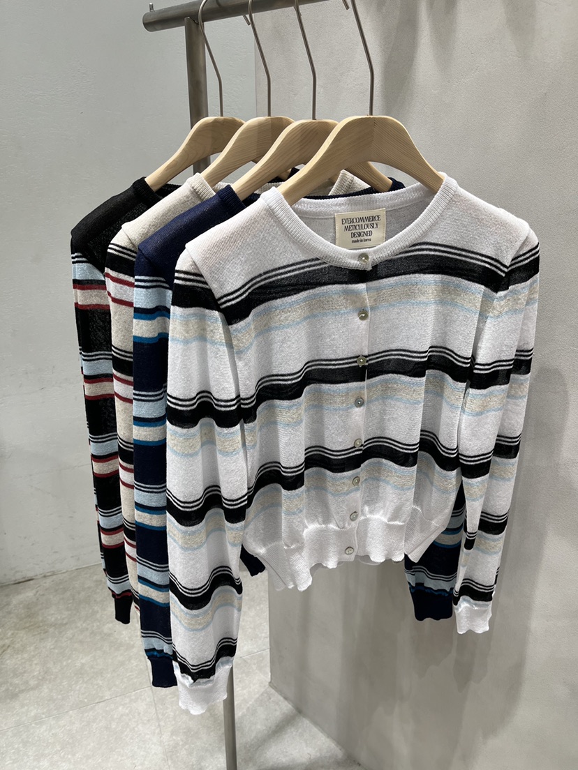 EVERCOMMERCE METICULOUSLY DESIGNED韓國東大門直郵女裝新款人氣針織衫亞麻EVERCOMMERCE METICULOUSLY DESIGNED針織衫