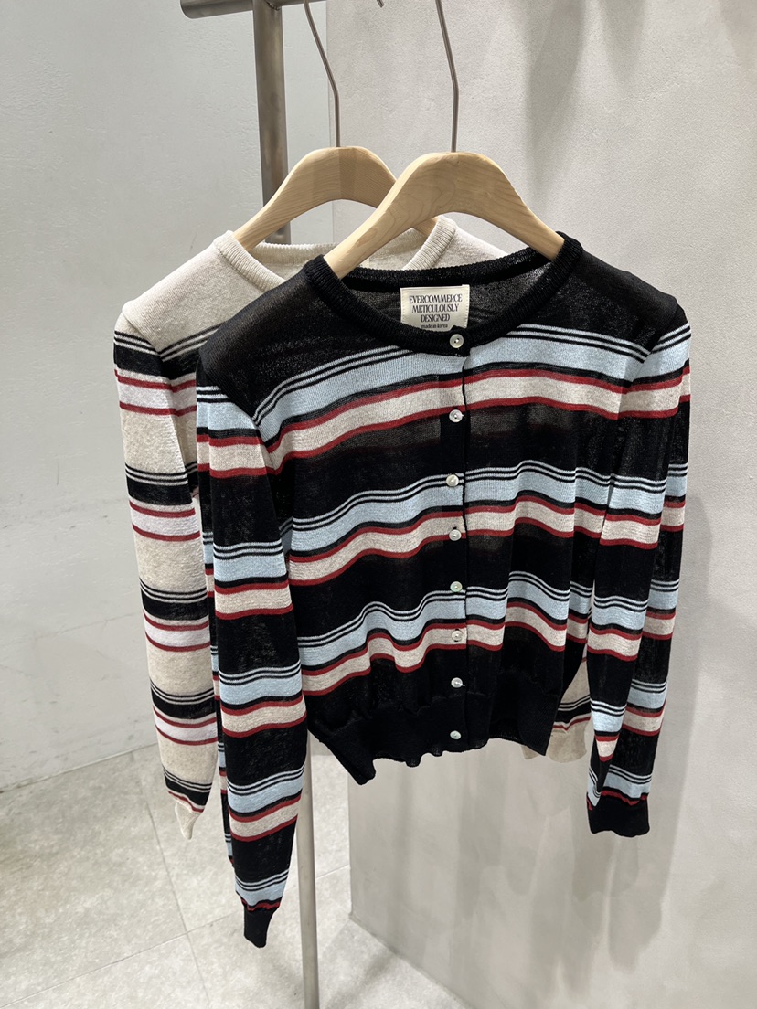 EVERCOMMERCE METICULOUSLY DESIGNED韓國東大門直郵女裝新款人氣針織衫亞麻EVERCOMMERCE METICULOUSLY DESIGNED針織衫