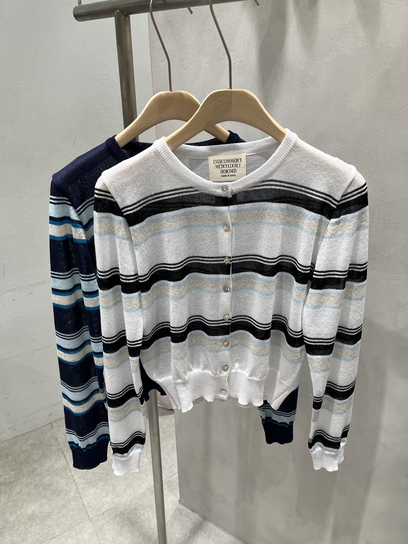 EVERCOMMERCE METICULOUSLY DESIGNED韓國東大門直郵女裝新款人氣針織衫亞麻EVERCOMMERCE METICULOUSLY DESIGNED針織衫