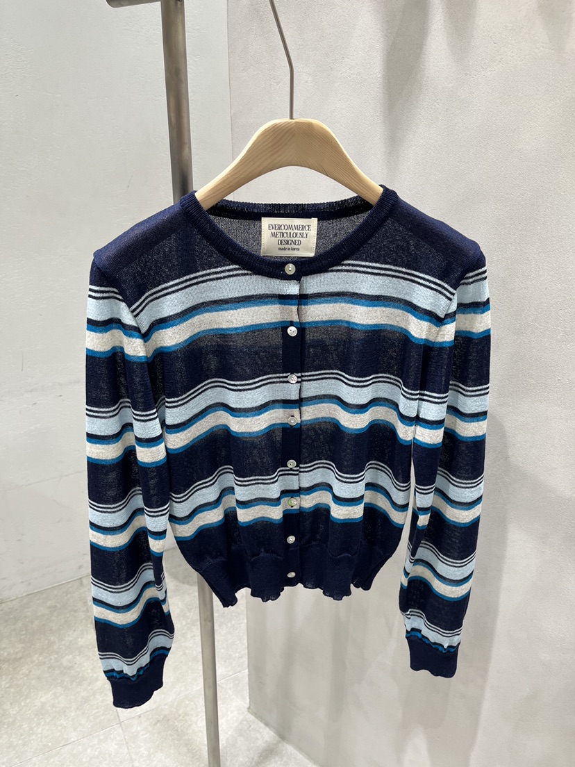 EVERCOMMERCE METICULOUSLY DESIGNED韓國東大門直郵女裝新款人氣針織衫亞麻EVERCOMMERCE METICULOUSLY DESIGNED針織衫圖色2