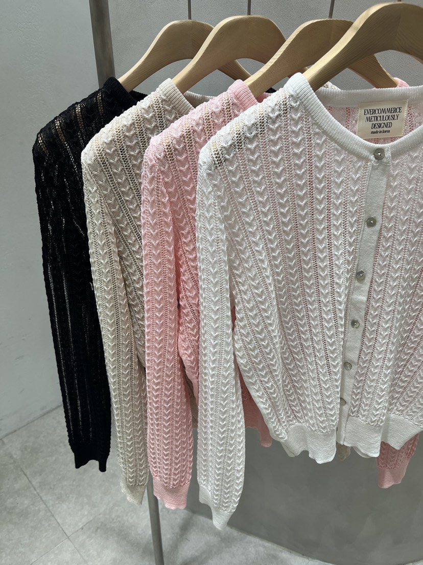 EVERCOMMERCE METICULOUSLY DESIGNED韓國直郵實拍女士新款休閑針織衫EVERCOMMERCE METICULOUSLY DESIGNED針織衫