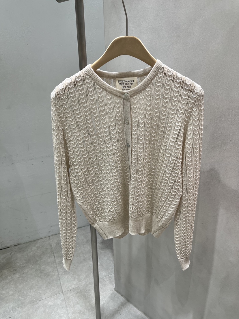 EVERCOMMERCE METICULOUSLY DESIGNED韓國直郵實拍女士新款休閑針織衫EVERCOMMERCE METICULOUSLY DESIGNED針織衫