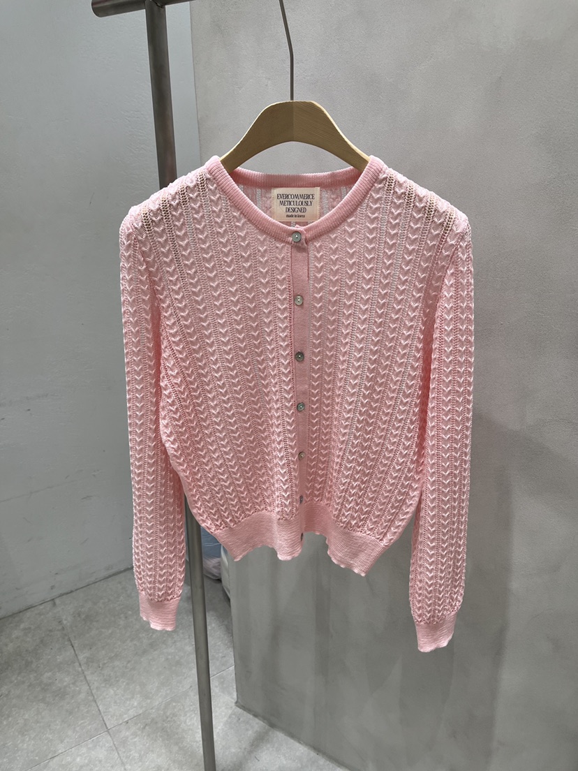 EVERCOMMERCE METICULOUSLY DESIGNED韓國直郵實拍女士新款休閑針織衫EVERCOMMERCE METICULOUSLY DESIGNED針織衫圖色1