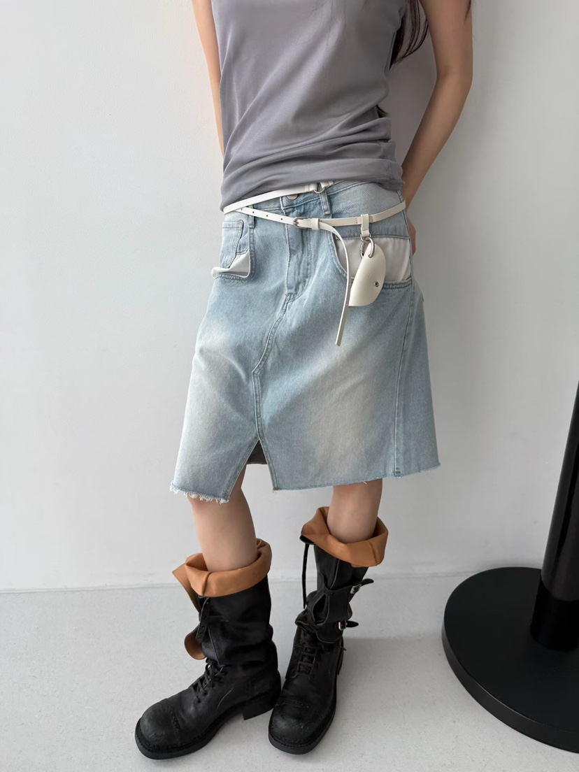 MINIMUZE韓國東大門直郵女裝新品推薦休閑時尚半身裙中短裙MINIMUZE半身裙/中短裙