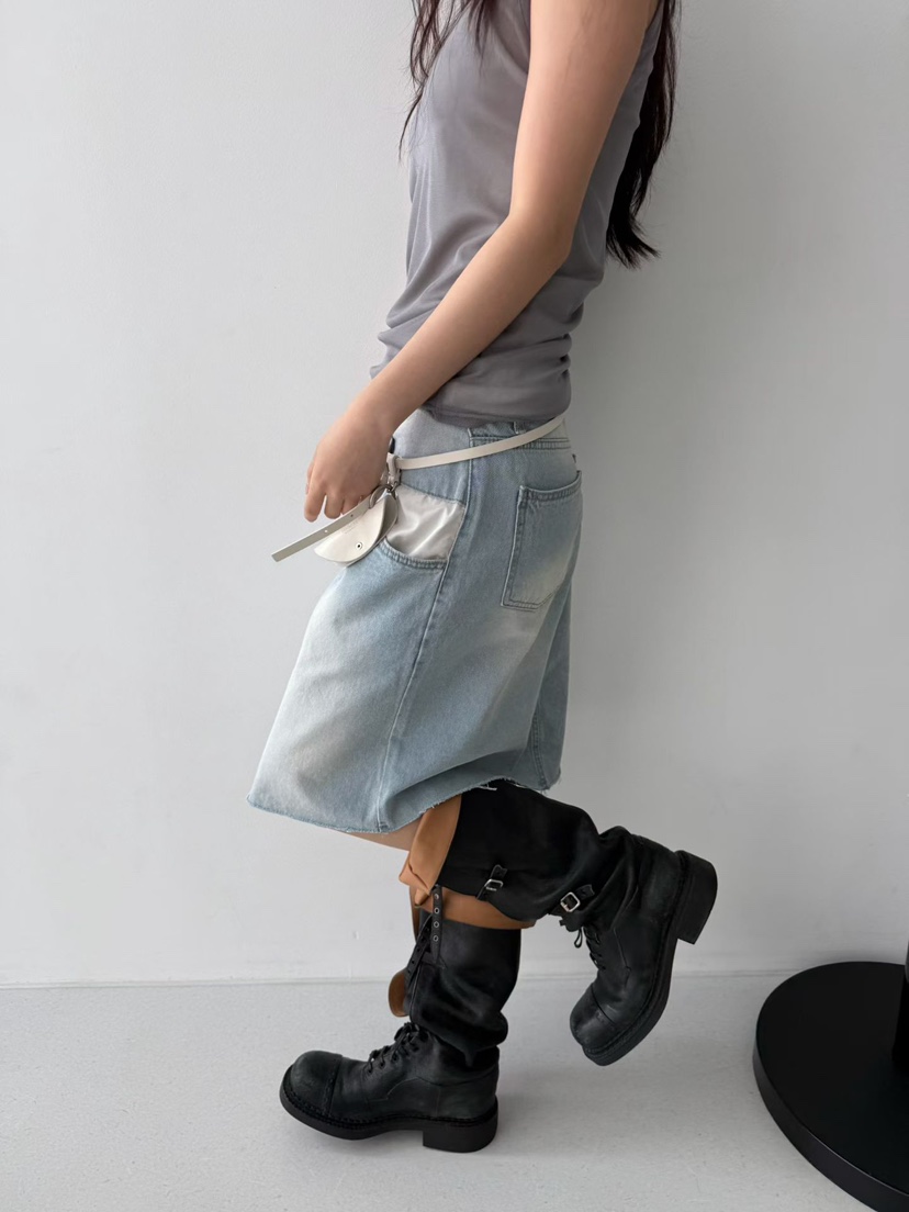 MINIMUZE韓國東大門直郵女裝新品推薦休閑時尚半身裙中短裙MINIMUZE半身裙/中短裙