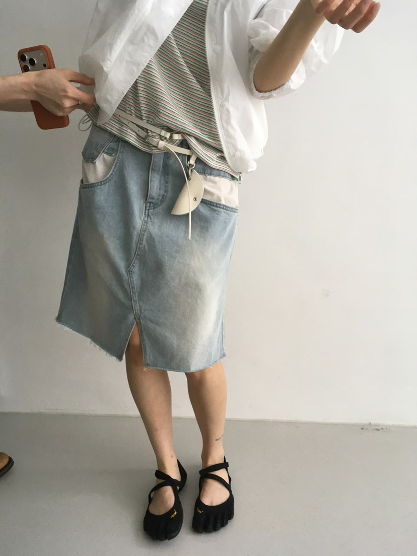 MINIMUZE韓國東大門直郵女裝新品推薦休閑時尚半身裙中短裙MINIMUZE半身裙/中短裙