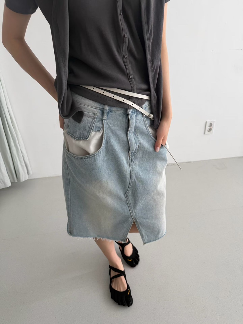 MINIMUZE韓國東大門直郵女裝新品推薦休閑時尚半身裙中短裙MINIMUZE半身裙/中短裙