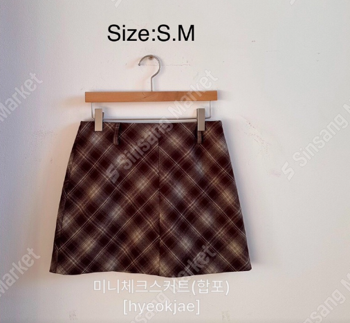 FORMSTUDIO/ATELIENNE韓國代購女士新款熱賣短裙Sale格子FORMSTUDIO/ATELIENNE短裙