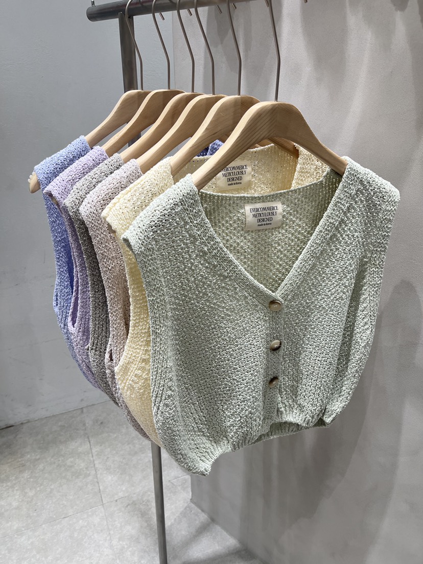 EVERCOMMERCE METICULOUSLY DESIGNED韓國東大門直郵女士新品職業馬甲EVERCOMMERCE METICULOUSLY DESIGNED馬甲