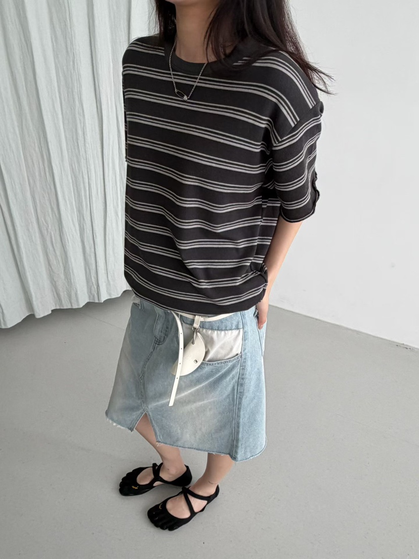 MINIMUZE韓國東大門代購女士新款人氣26春夏時尚職業休閑T恤MINIMUZET恤