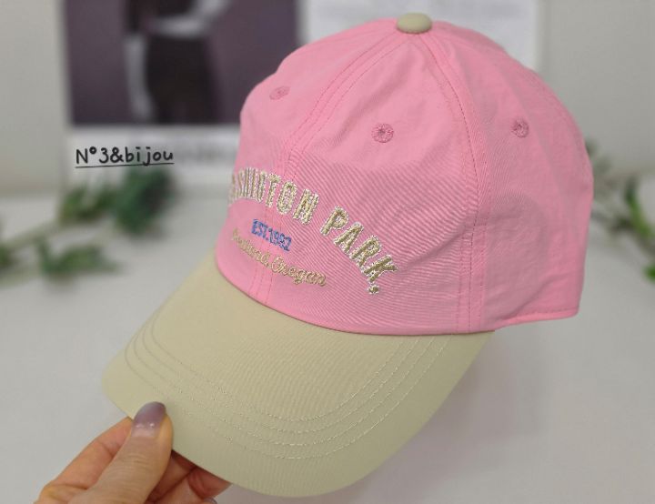 N3韓國代購女裝新款熱賣休閑時尚人氣推薦26春夏帽子撞色N3帽子