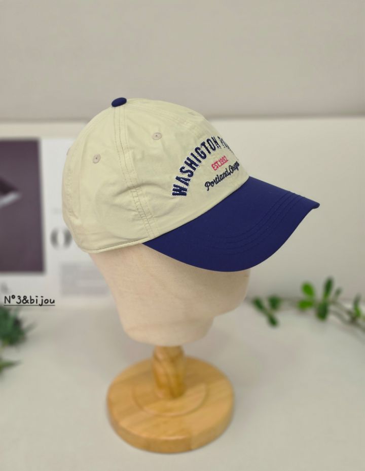 N3韓國代購女裝新款熱賣休閑時尚人氣推薦26春夏帽子撞色N3帽子