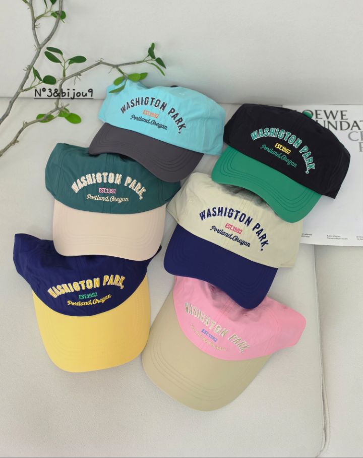 N3韓國代購女裝新款熱賣休閑時尚人氣推薦26春夏帽子撞色N3帽子