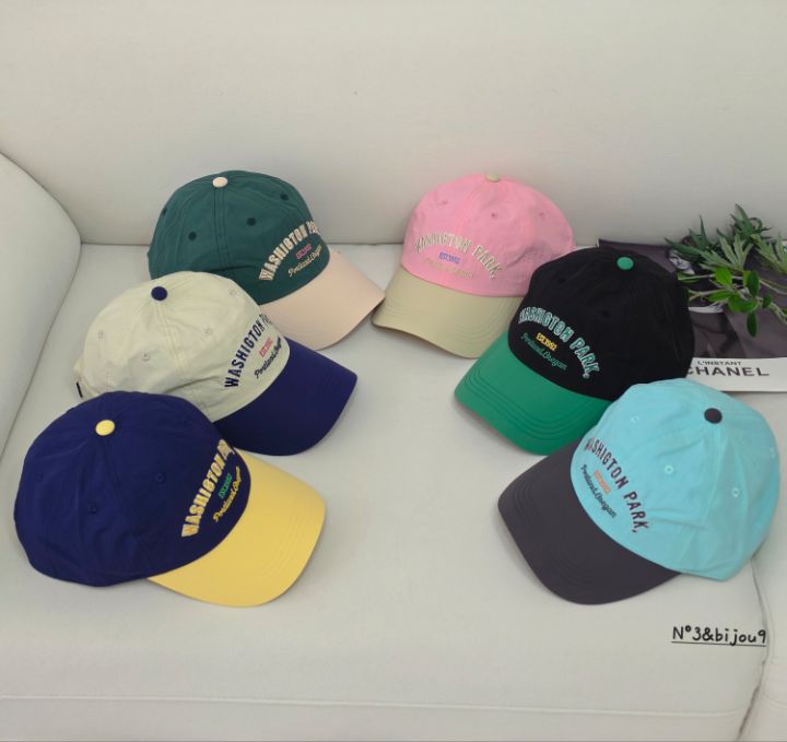 N3韓國代購女裝新款熱賣休閑時尚人氣推薦26春夏帽子撞色N3帽子