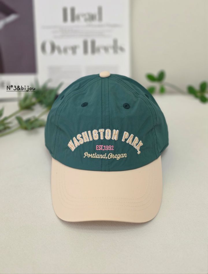 N3韓國代購女裝新款熱賣休閑時尚人氣推薦26春夏帽子撞色N3帽子圖色2