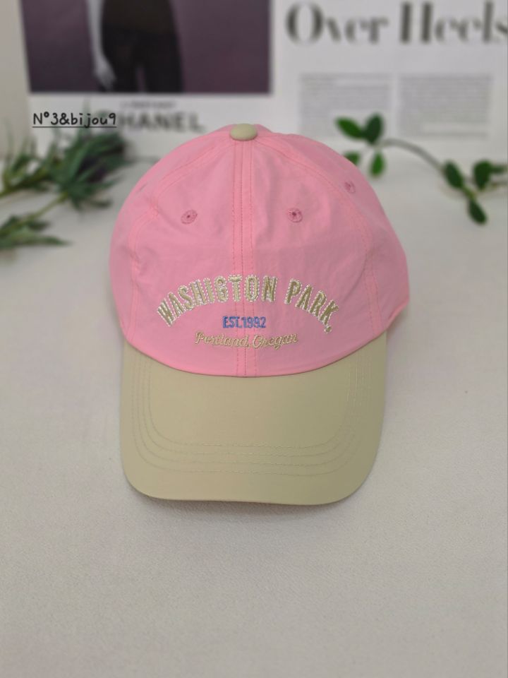 N3韓國代購女裝新款熱賣休閑時尚人氣推薦26春夏帽子撞色N3帽子圖色3