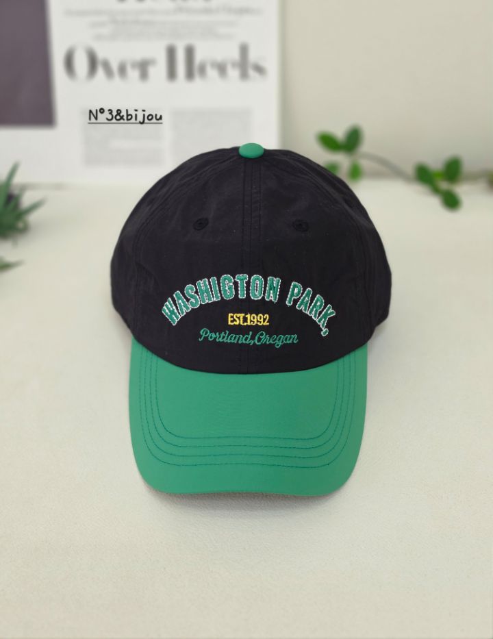 N3韓國代購女裝新款熱賣休閑時尚人氣推薦26春夏帽子撞色N3帽子圖色4