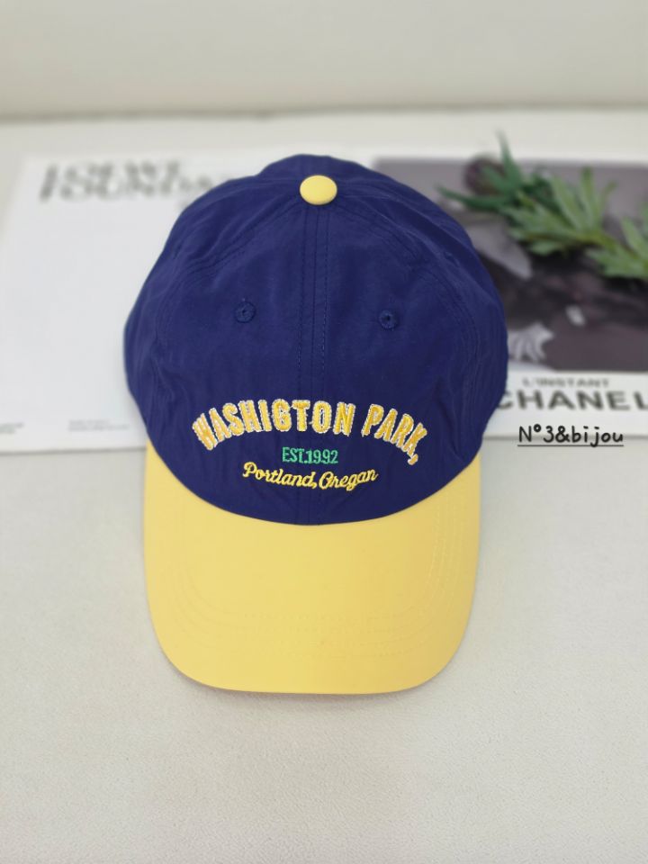 N3韓國代購女裝新款熱賣休閑時尚人氣推薦26春夏帽子撞色N3帽子圖色5