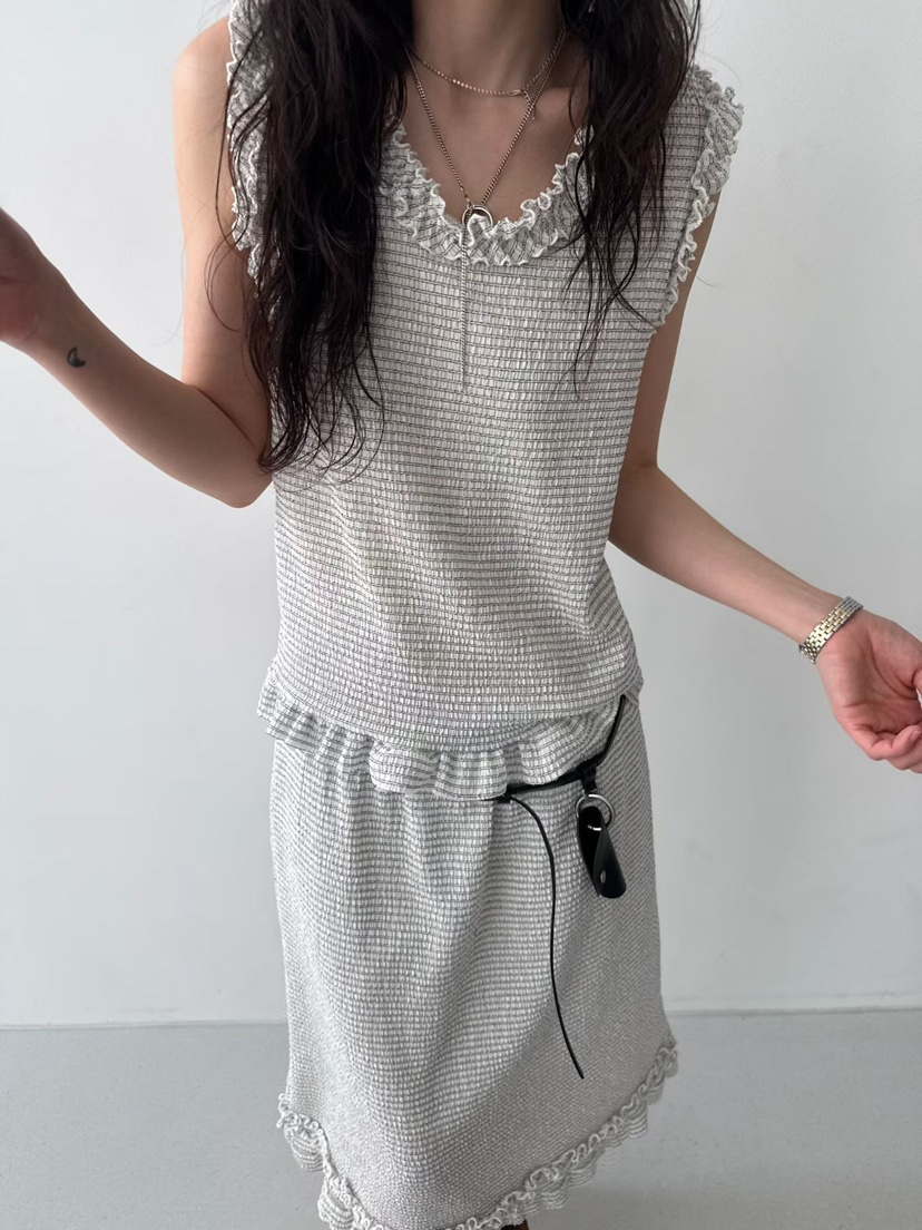 MINIMUZE韓國東大門代購女裝新款熱賣26春夏休閑吊帶背心MINIMUZE吊帶/背心