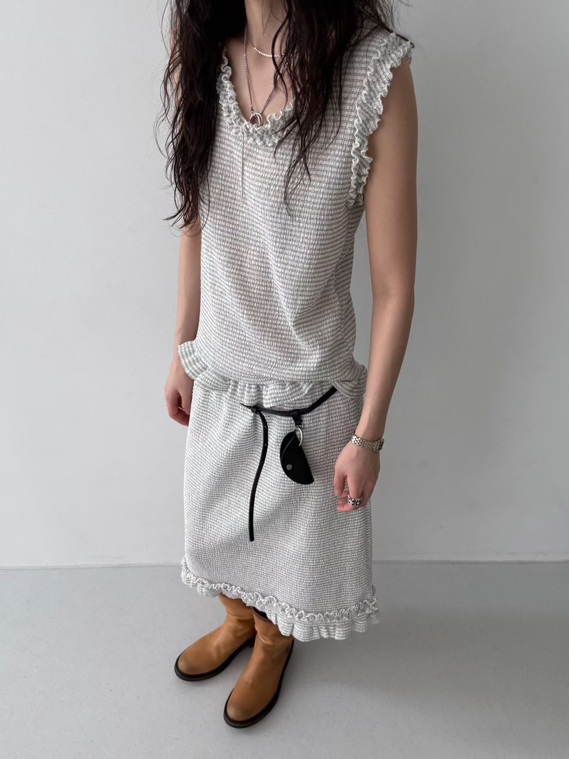 MINIMUZE韓國東大門代購女裝新款熱賣26春夏休閑吊帶背心MINIMUZE吊帶/背心