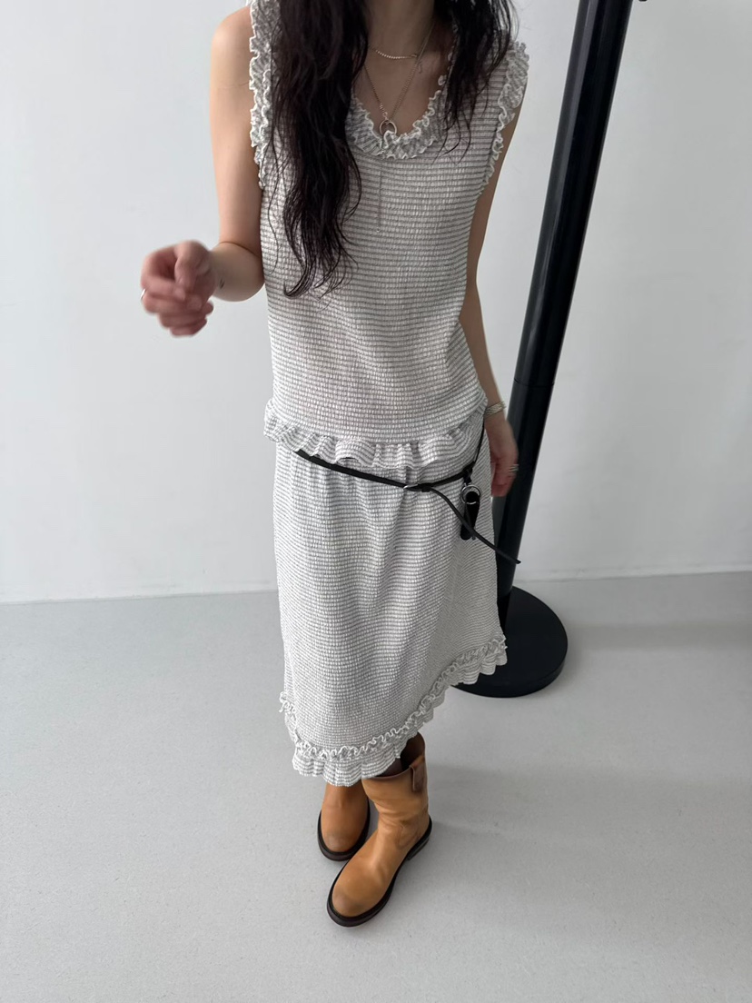 MINIMUZE韓國東大門代購女裝新款熱賣26春夏休閑吊帶背心MINIMUZE吊帶/背心