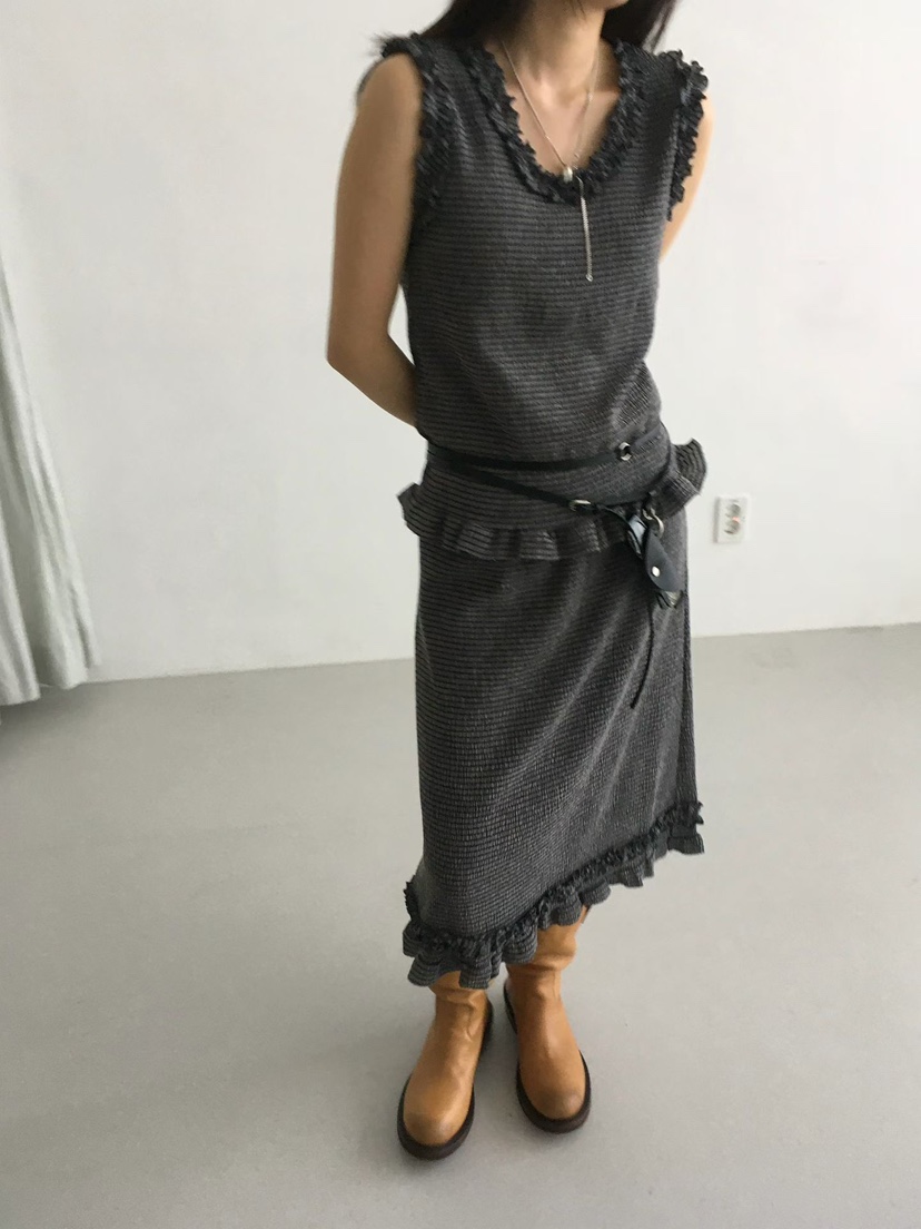 MINIMUZE韓國東大門代購女裝新款熱賣26春夏休閑吊帶背心MINIMUZE吊帶/背心