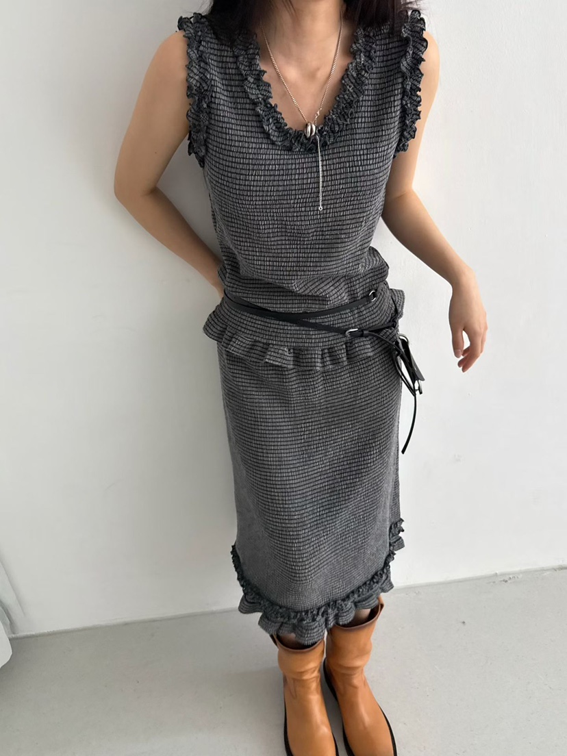 MINIMUZE韓國東大門代購女裝新款熱賣26春夏休閑吊帶背心MINIMUZE吊帶/背心