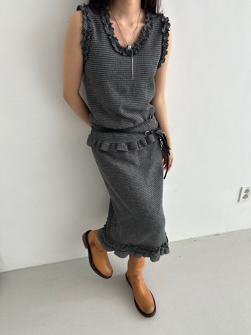 MINIMUZE韓國東大門代購女裝新款熱賣26春夏休閑吊帶背心MINIMUZE吊帶/背心