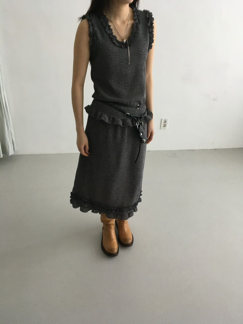 MINIMUZE韓國東大門代購女裝新款熱賣26春夏休閑吊帶背心MINIMUZE吊帶/背心