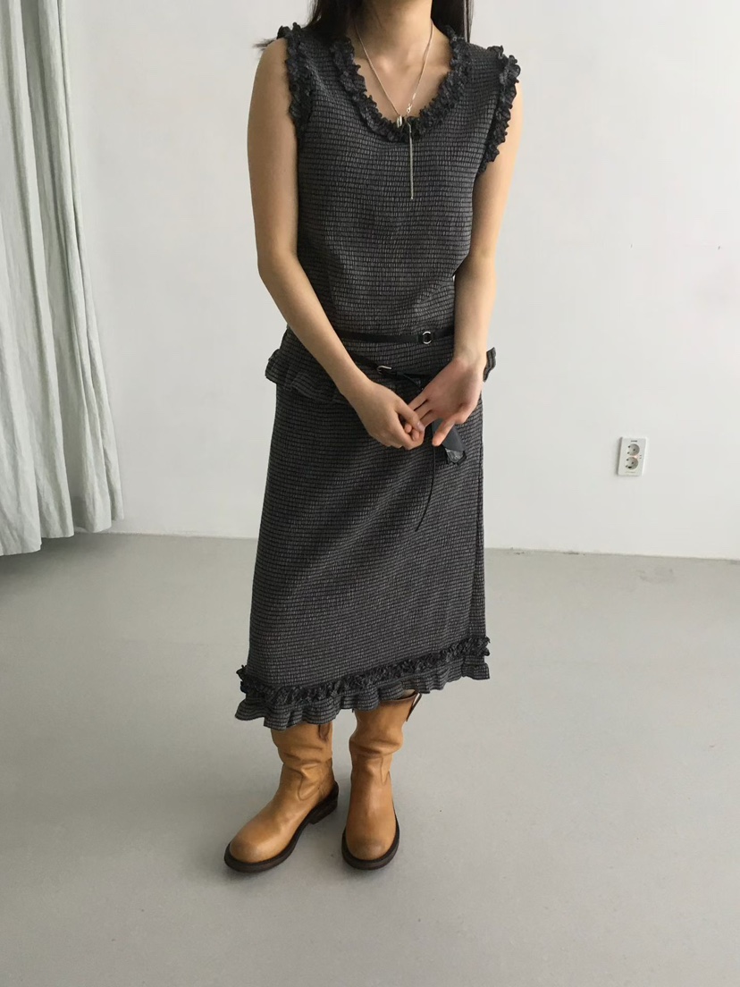 MINIMUZE韓國東大門代購女裝新款熱賣26春夏休閑吊帶背心MINIMUZE吊帶/背心