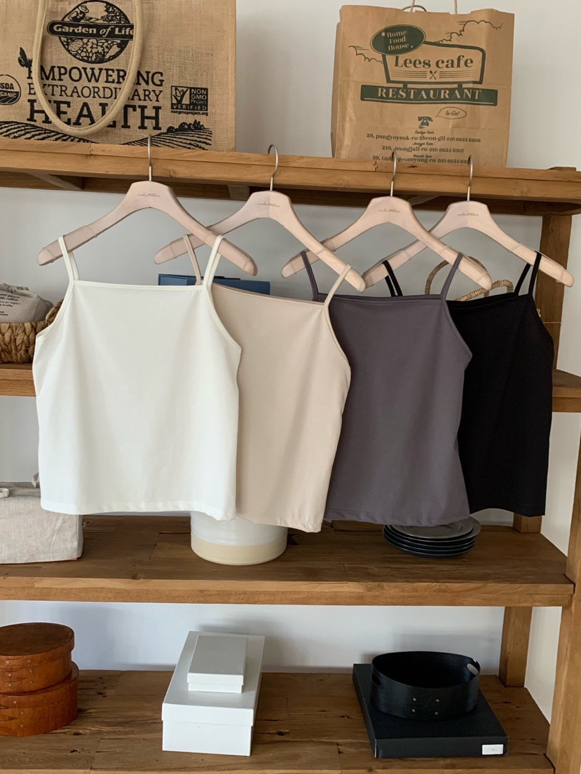 COBALT BLUE韓國直郵女裝新品休閑人氣推薦吊帶背心絲綢COBALT BLUE吊帶/背心