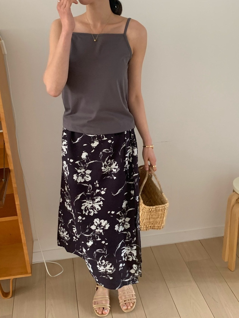 COBALT BLUE韓國直郵女裝新品休閑人氣推薦吊帶背心絲綢COBALT BLUE吊帶/背心