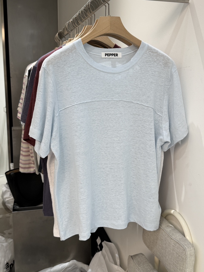 PEPPER-L韓國直郵女裝新款休閑人氣時尚推薦熱賣職業T恤PEPPERT恤圖色2