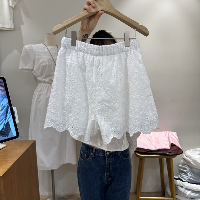 ASSEMBLY韓國直郵女裝新品休閑時尚人氣推薦26春夏短褲蕾絲ASSEMBLY短褲