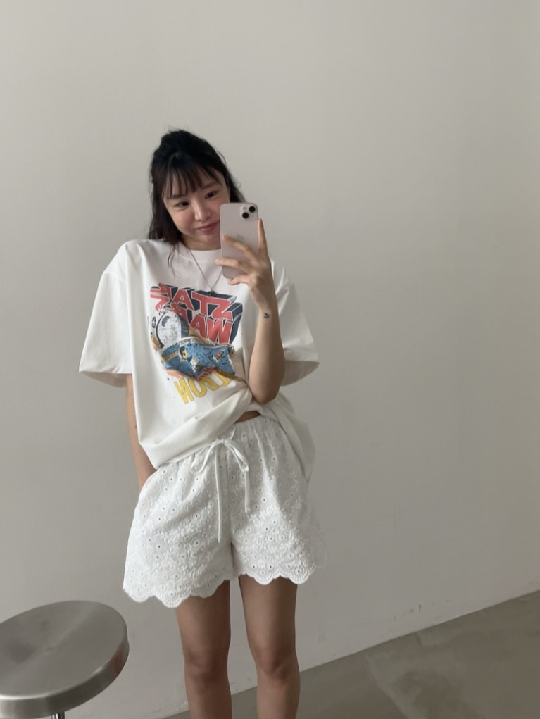 ASSEMBLY韓國直郵女裝新品休閑時尚人氣推薦26春夏短褲蕾絲ASSEMBLY短褲