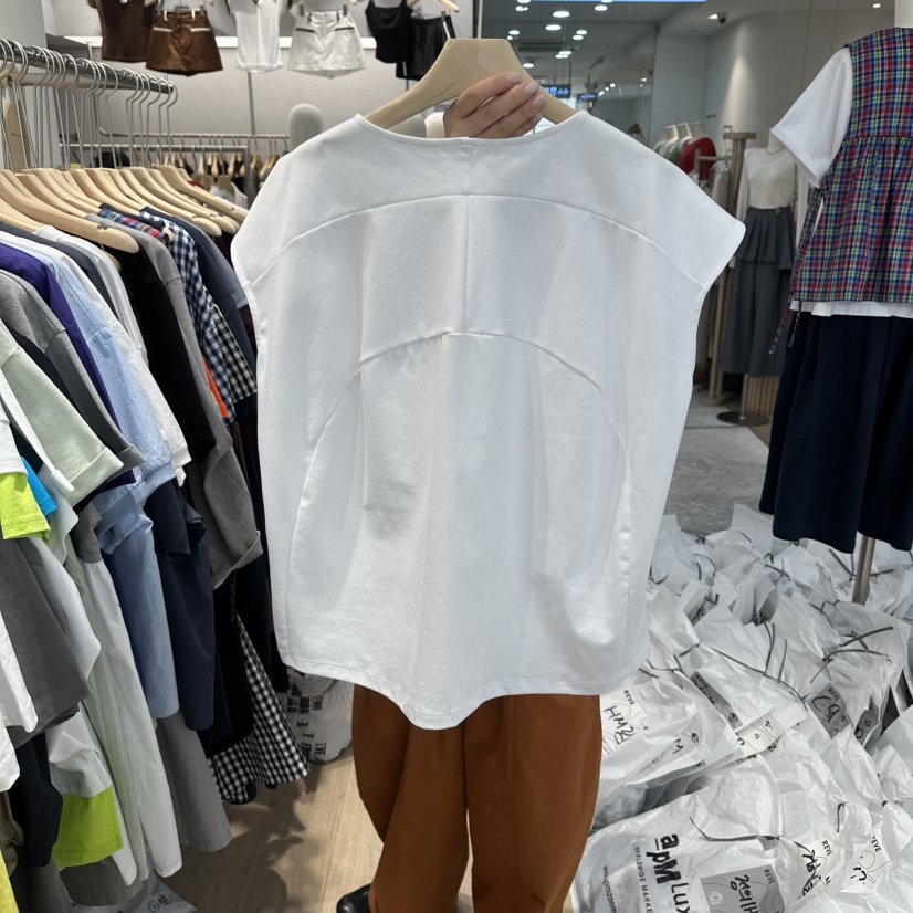 REVE-L韓國直郵女士新款休閑熱賣職業人氣時尚推薦26春夏T恤REVE-LT恤