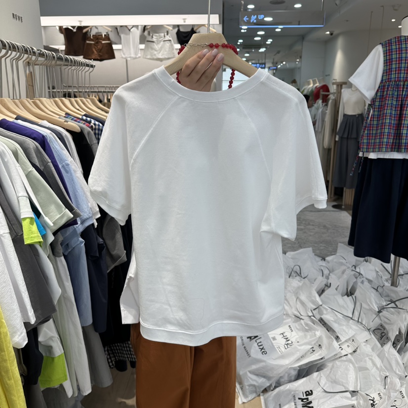 REVE-L韓國東大門直郵女裝新品時尚職業人氣26春夏休閑T恤REVE-LT恤